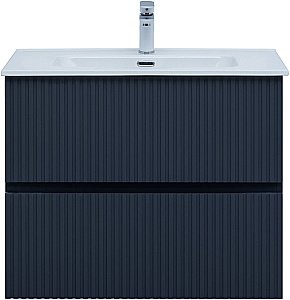 Тумба с раковиной Aquanet Джейн 80 маренго для ванной в интернет-магазине Sanbest