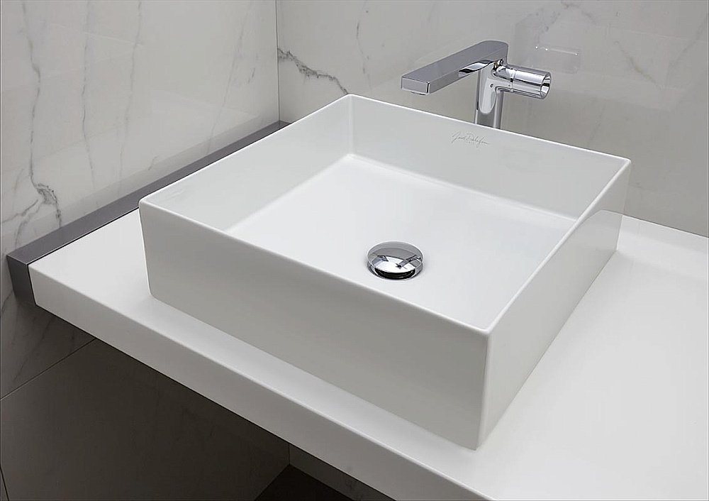 Раковина накладная Jacob Delafon Delta Pure E90011-0 39 белая купить в интернет-магазине Sanbest