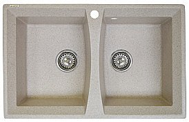 Мойка кухонная Kaiser KM2M-5078 Beige бежевая купить в интернет-магазине сантехники Sanbest