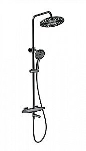 Душевая система с термостатом WONZON & WOGHAND NEO, Темный графит (WW-B3035-A2-BGG) купить в интернет-магазине сантехники Sanbest