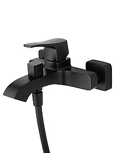 Смеситель для ванны с душем WONZON & WOGHAND FLEX, Черный матовый (WW-88037072-MB) купить в интернет-магазине сантехники Sanbest
