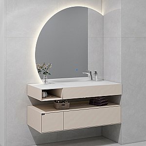 Зеркало LED Black&White Universe U955.MR1000 в ванную от интернет-магазине сантехники Sanbest