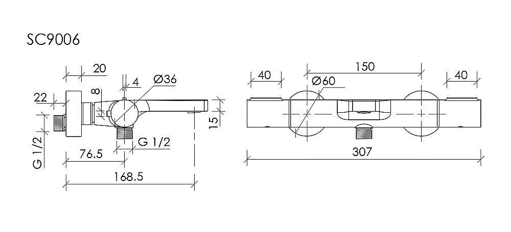 Смеситель для ванны и душа Sancos Etna SC9006BG брашированное золото купить в интернет-магазине сантехники Sanbest