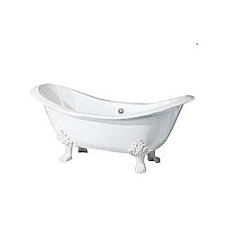 Ванна чугунная Magliezza Julietta 183x78 белая/ножки белые купить в интернет-магазине Sanbest