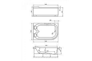 Акриловая ванна Royal Bath Norway Comfort RB331100CM 180x120 белая с гидромассажем купить в интернет-магазине Sanbest