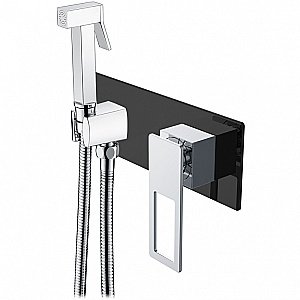 Гигиенический душ Boheme Q 147-BCR черный/хром купить в интернет-магазине сантехники Sanbest