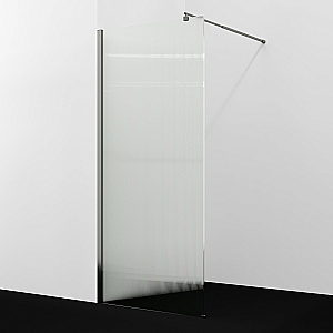 Душевое ограждение WasserKRAFT Rur 30W46GR-FL 110 профиль графит/стекло рифленое купить в интернет-магазине Sanbest