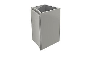 Тумба с раковиной Cezares VAGUE 100 54854+50154+54856 Grigio lucido правосторонняя для ванной в интернет-магазине Sanbest