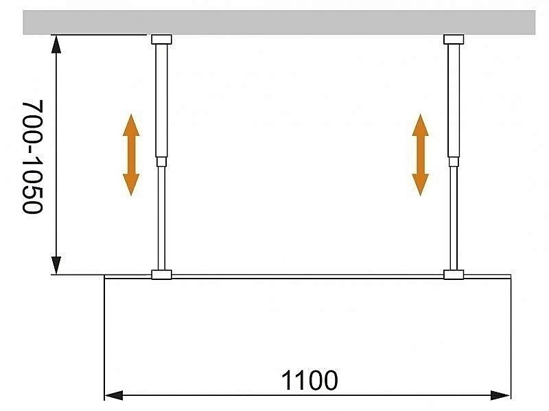 Душевое ограждение Cezares Liberta L-2-110 серый/профиль хром купить в интернет-магазине Sanbest