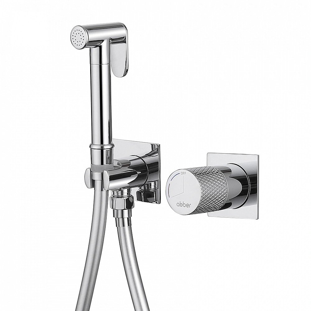 Гигиенический душ ABBER Rund AF8725 хром купить в интернет-магазине сантехники Sanbest
