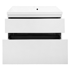 Тумба с раковиной Azario Viola 100/2Н CS00097146 белая матовая для ванной в интернет-магазине Sanbest