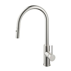 Смеситель для кухни Vincea City VKF-2C1BN брашированный никель купить в интернет-магазине сантехники Sanbest