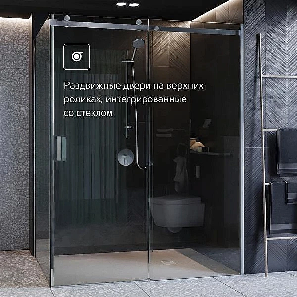 Душевой уголок Roca Area 120х90 стекло прозрачное/профиль хром купить в интернет-магазине Sanbest