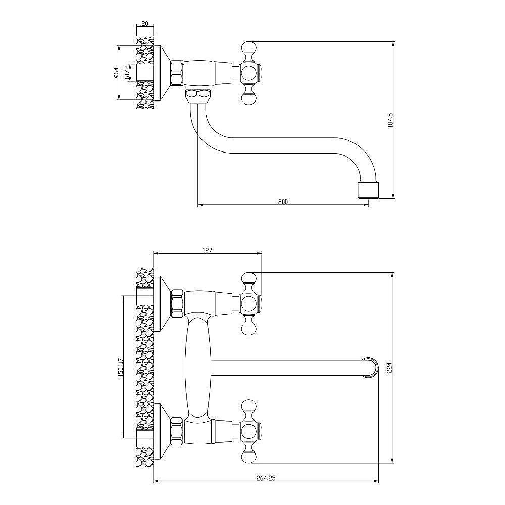 Смеситель для кухни Olive's Girona 01410GR купить в интернет-магазине сантехники Sanbest
