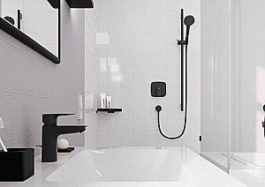 Душевой гарнитур Hansgrohe Vernis Blend 26422670 черный матовый купить в интернет-магазине сантехники Sanbest
