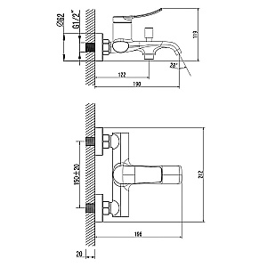Инсталляция для унитаза Azario AZ-8010-1000 купить в интернет-магазине сантехники Sanbest