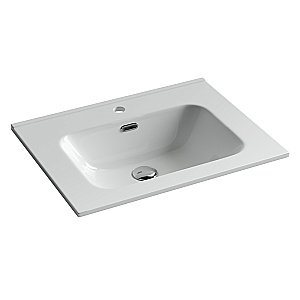 Тумба с раковиной Sancos FOLK Floor FL60FGS/CN7001 60 Grey soft для ванной в интернет-магазине Sanbest