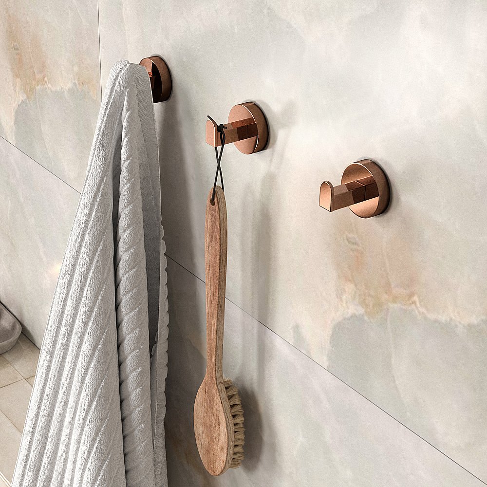 Крючок WasserKraft Asphe K-77700 K-77723 розовое золото купить в интернет-магазине сантехники Sanbest