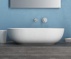 Раковина накладная Globo T-Edje 54 B6O54.BI*0 белая купить в интернет-магазине Sanbest