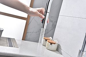 Смеситель для кухни Paulmark Senso Se215180-CR хром купить в интернет-магазине сантехники Sanbest