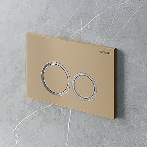 Кнопка для инсталляций Grossman Pragma 700.K31.03.310.310RUS золото матовое купить в интернет-магазине сантехники Sanbest