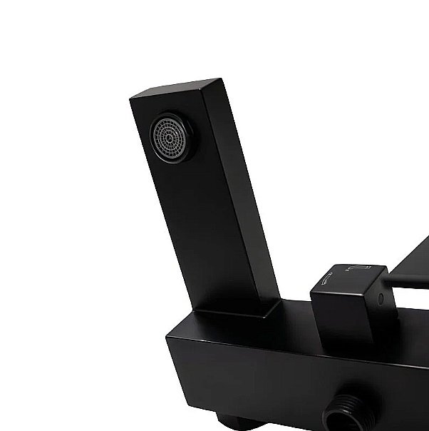 Смеситель для ванны Comforty 00-00013698 черный матовый купить в интернет-магазине сантехники Sanbest