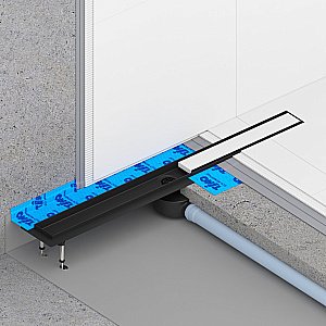 Душевой лоток TIMO Drain System 700 Plate DS230207/03 под плитку, чёрный купить в интернет-магазине Sanbest