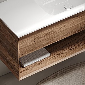 Тумба с раковиной Sancos Marmi 1.0 MR1.0100RECH дуб чарльстон для ванной в интернет-магазине Sanbest