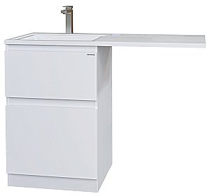 Тумба с раковиной Grossman Марсал 120 белая для ванной в интернет-магазине Sanbest