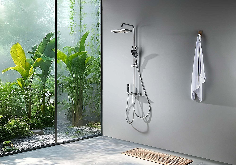 Душевая система Aquatek Поларис AQ3040CR хром купить в интернет-магазине сантехники Sanbest