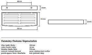 Мыльница Bemeta Cytro 102308081 купить в интернет-магазине сантехники Sanbest