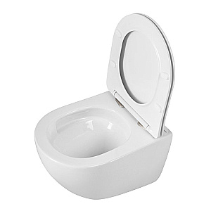 Унитаз подвесной BelBagno Amanda-Tor BB051CH-TOR-FC/SC белый, безободковый, слив-торнадо купить в интернет-магазине Sanbest