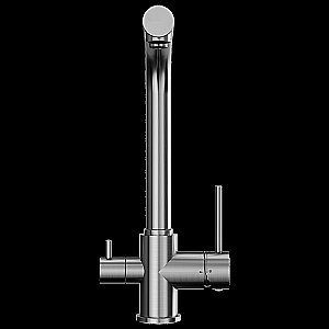Смеситель для кухни Elghansa Kitchen Pure Water 56A5216-Steel нержавеющая сталь купить в интернет-магазине сантехники Sanbest