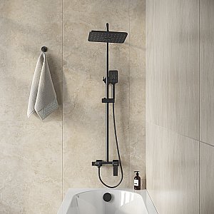 Душевая система Grossman Style 500.K35.05.210 черный матовый купить в интернет-магазине сантехники Sanbest