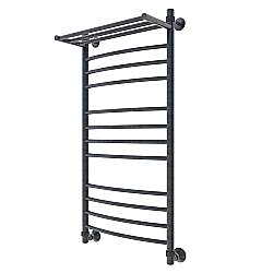 Полотенцесушитель водяной Veconi Nemi-B N10050GR-B графит купить в интернет-магазине сантехники Sanbest