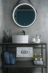 Раковина накладная Gid Esfera 41 W969 51174 белая купить в интернет-магазине Sanbest