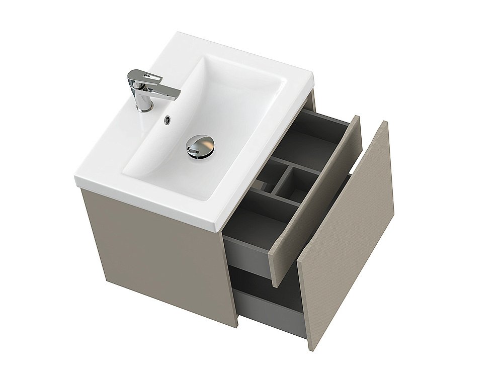 Мебель для ванной Cersanit GRANDE 60 бежевая для ванной в интернет-магазине Sanbest
