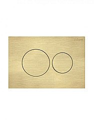 Кнопка для инсталляции Cezares PN1-BTN-BORO брашированное золото купить в интернет-магазине сантехники Sanbest