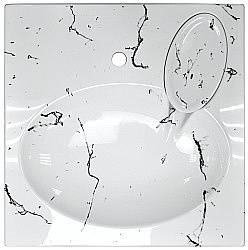 Раковина Azario Carmen NEW 60 CS00078503 белая купить в интернет-магазине Sanbest