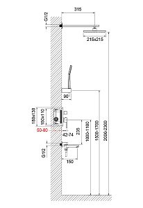 Душевая система Timo SELENE SX-3069/17SM золото матовое купить в интернет-магазине сантехники Sanbest