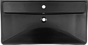 Тумба с раковиной Aquanet Вега 90 344124+329250 белая глянцевая для ванной в интернет-магазине Sanbest