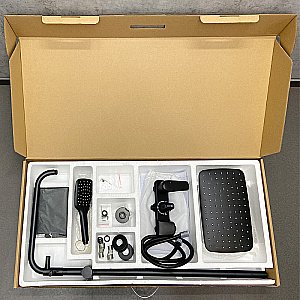 Душевая система Comforty FF074R-CMT 00-00004536 черная матовая купить в интернет-магазине сантехники Sanbest