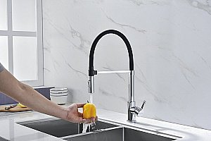 Смеситель для кухни Paulmark Halt Ha214021-CR купить в интернет-магазине сантехники Sanbest