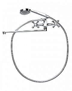 Смеситель для ванны Orange Classic M71-211cr купить в интернет-магазине сантехники Sanbest