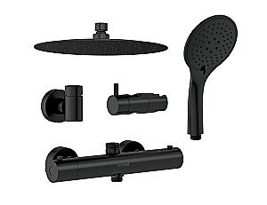 Душевая система Cersanit BRASKO BLACK 63112 черная матовая купить в интернет-магазине сантехники Sanbest