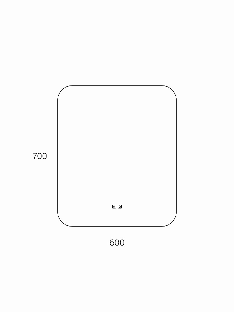 Зеркало Taliente Zled TA-Zled-B6070a 60 в ванную от интернет-магазине сантехники Sanbest