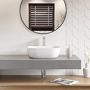 Раковина Koller Pool ROUND 48,5 RN-0485-WB белая купить в интернет-магазине Sanbest