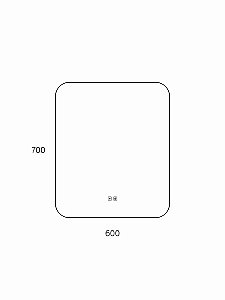 Зеркало Taliente Zled TA-Zled-B6070a 60 в ванную от интернет-магазине сантехники Sanbest