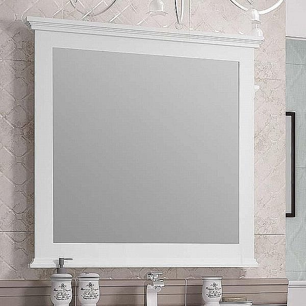 Зеркало Опадирис Палермо 90 белый матовый в ванную от интернет-магазине сантехники Sanbest