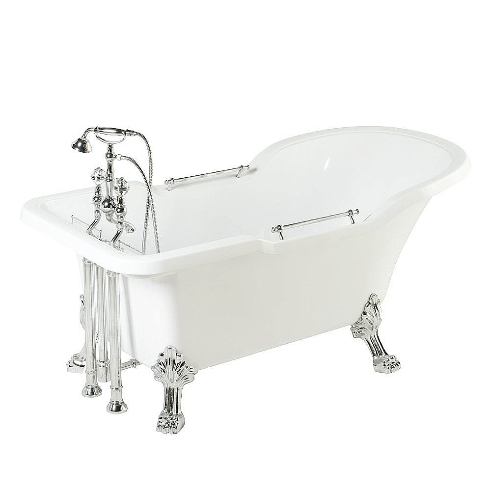 Ванна Migliore Impero на лапах LEONE LUX 25268 180х87 белая,хром купить в интернет-магазине Sanbest